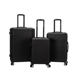 Rockland Pista 3pc Hardside ABS Non-Expandable Luggage Set -Professional Travel Storage Supplies Store GUEST a54f9768 ca17 4e05 bdd6 36c5e3d6807f