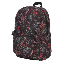 Stranger Things Hellfire Club AOP Black Laptop Backpack