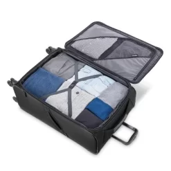 American Tourister Phenom Softside Large Checked Spinner Suitcase -Professional Travel Storage Supplies Store GUEST a9b84a92 0004 42c5 a056 d45f58eb8891