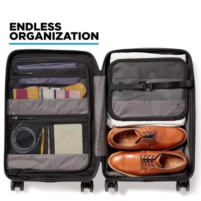 Nomatic Carry On Pro With Tech Case Hardside Spinner Wheel Luggage With TSA Lock, Carry-On Pro With Tech Case, Black 3 Nomatic Carry On Pro With Tech Case Hardside Spinner Wheel Luggage With TSA Lock, Carry-On Pro With Tech Case, Black - Image 3