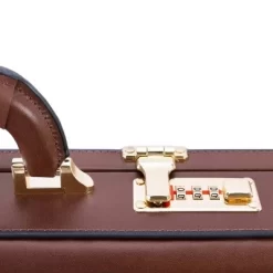 McKlein Reagan Leather 3. Attache Briefcase - Brown -Professional Travel Storage Supplies Store GUEST ae8c5c70 47c2 4d13 9dfd e4bd4a71f10c
