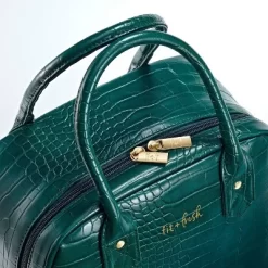 Fit & Fresh Lyon Luxe Lunch Bag With Travel Utensils And Case – Emerald Green -Professional Travel Storage Supplies Store GUEST afadb198 e807 4ec3 bc15 26f85b9e0ca6