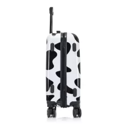 InUSA PRINTS Lightweight Hardside Carry On Spinner Suitcase - Cow -Professional Travel Storage Supplies Store GUEST b110df49 27ee 4ad6 b8dc 2e91038e6e46