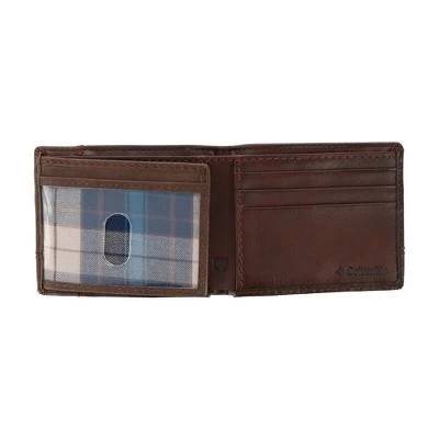 Columbia Men's Leather RFID Slim Bifold Wallet With Exterior Pocket 2 Columbia Men's Leather RFID Slim Bifold Wallet With Exterior Pocket - Image 2