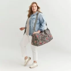 Vera Bradley Women's Cotton Lay Flat Travel Duffel -Professional Travel Storage Supplies Store GUEST b8e9b29d b2b6 4a72 856e 1b5d4d8bfc9e