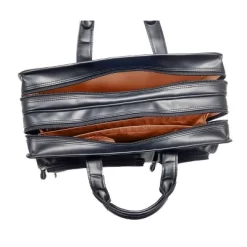 McKlein Clinton Leather Patented Detachable Wheeled Laptop Bag - Black -Professional Travel Storage Supplies Store GUEST ba1b23b6 347b 490a 91a9 44fb44b4094d 1