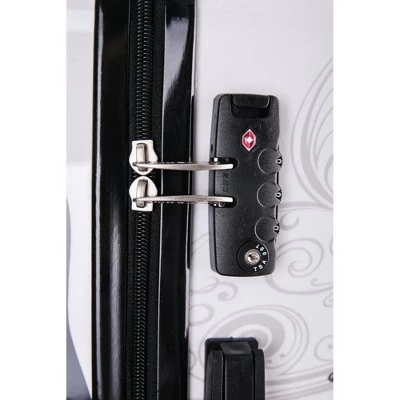 InUSA Lightweight Hardside Large Checked Spinner Suitcase 6 InUSA Lightweight Hardside Large Checked Spinner Suitcase - Image 6