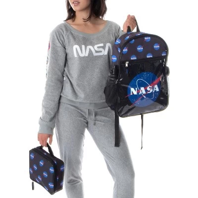 NASA Meatball Logo Backpack Lunch Bag Water Bottle Squishy Toy 5 PC Mega Set 1 NASA Meatball Logo Backpack Lunch Bag Water Bottle Squishy Toy 5 PC Mega Set