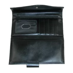 Buxton Women's Leather Long Bifold Organizer Wallet With Floral Emboss