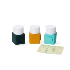 WNDR LN 3pc 1.52oz Magnetic Silicone Travel Beauty Bottle Set