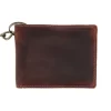 CTM Men's RFID Vintage Leather Bifold Chain Wallet