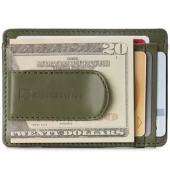 Alpine Swiss Dermot Mens RFID Safe Money Clip Minimalist Wallet Smooth Leather Comes In Gift Box -Professional Travel Storage Supplies Store GUEST cb8245bb 3116 494b ae06 2b2f38c398c2