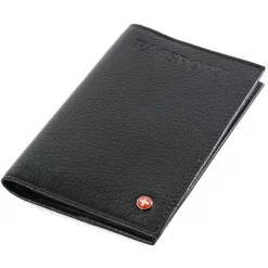Alpine Swiss RFID Blocking Leather Passport Cover Safe ID Protection Travel Case