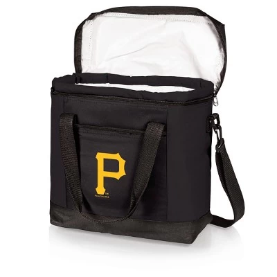 MLB Pittsburgh Pirates Montero Cooler Tote Bag - Black 2 MLB Pittsburgh Pirates Montero Cooler Tote Bag - Black - Image 2