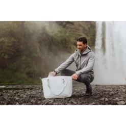 Picnic Time Tarana 19qt Cooler Tote Bag - Halo Gray -Professional Travel Storage Supplies Store GUEST d49342c2 8615 4675 bde8 df13b8362a99