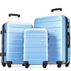 3 PCS Expandable ABS Hard Shell Luggage Set With Spinner Wheels And TSA Lock - ModernLuxe -Professional Travel Storage Supplies Store GUEST d685fa6f 2b21 46c5 88ff f2f64080941c