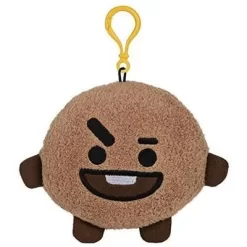 Enesco Gund Line Friends BT21 4 Inch Plush Backpack Clip | Shooky