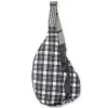 KAVU Plaid Rope Sling Bag Crossbody Backpack With Adjustable Shoulder Strap