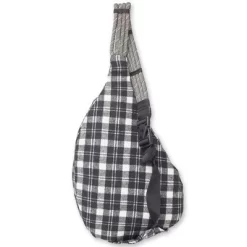 KAVU Plaid Rope Sling Bag Crossbody Backpack With Adjustable Shoulder Strap