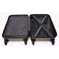 Skyline 24" Hardside Checked 4pc Luggage Set -Professional Travel Storage Supplies Store GUEST d8672a25 d9e1 47da 99b0 981f86190e73