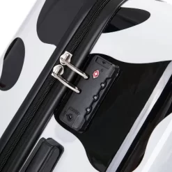 InUSA PRINTS Lightweight Hardside Carry On Spinner Suitcase - Cow -Professional Travel Storage Supplies Store GUEST dd739c93 8867 487e 9e37 2b38b575a370