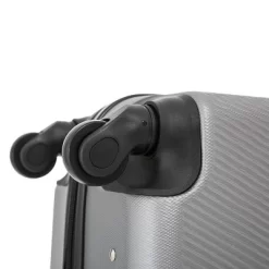 DUKAP Discovery Lightweight Hardside Large Checked Spinner Suitcase - Silver -Professional Travel Storage Supplies Store GUEST e1c05c97 247a 4fa3 a821 35727e5b55f9