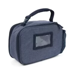 Fulton Bag Co. Expandable Slim Lunch Box - Navy Peony -Professional Travel Storage Supplies Store GUEST e3244e9d b3ab 417e 828e d00abb2cd0d6