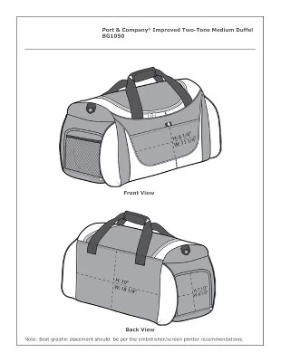 Durable And Stylish Port Authority 50L Duffel Bag - Perfect For Gym And Weekend Getaways - Zippered Entry And End Pockets 3 Durable And Stylish Port Authority 50L Duffel Bag - Perfect For Gym And Weekend Getaways - Zippered Entry And End Pockets - Image 3