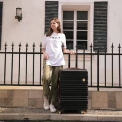 Miami CarryOn Brickell Hardside Checked Expandable Spinner 3pc Luggage Set -Professional Travel Storage Supplies Store GUEST e4205619 87c1 4f2c 914d 07c658c80b1f