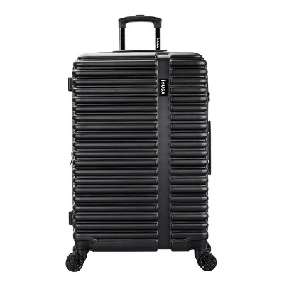 InUSA Ally Lightweight Hardside Large Checked Spinner Suitcase 1 InUSA Ally Lightweight Hardside Large Checked Spinner Suitcase