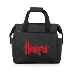 NCAA Nebraska Cornhuskers On The Go Lunch Cooler - Black
