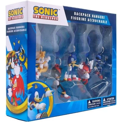 Just Toys Sonic The Hedgehog 5-Piece Backpack Hanger Collectors Box 2 Just Toys Sonic The Hedgehog 5-Piece Backpack Hanger Collectors Box - Image 2