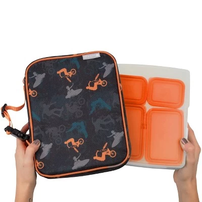 Bentology Insulated Durable Lunch Box Sleeve - Reusable Lunch Bag - Securely Cover Your Bento Box, Works With Bentology Bento Box, Bentgo, Kinsho 2 Bentology Insulated Durable Lunch Box Sleeve - Reusable Lunch Bag - Securely Cover Your Bento Box, Works With Bentology Bento Box, Bentgo, Kinsho - Image 2