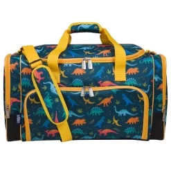 Wildkin Kids Weekender Travel Duffel Bags For Boys & Girls (Jurassic Dinosaurs)