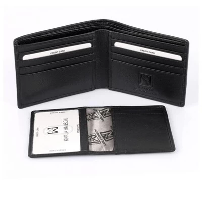 Karla Hanson Men's RFID Leather Bifold Wallet With Coin Pocket 3 Karla Hanson Men's RFID Leather Bifold Wallet With Coin Pocket - Image 3