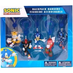 Just Toys Sonic The Hedgehog 5-Piece Backpack Hanger Collectors Box