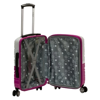 Rockland Melbourne Expandable Hardside Carry On Spinner Suitcase 2 Rockland Melbourne Expandable Hardside Carry On Spinner Suitcase - Image 2