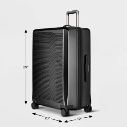 Signature Hardside Large Checked Spinner Suitcase - Open Story™ -Professional Travel Storage Supplies Store GUEST f283056d fe97 4138 a110 614050499bb4