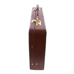 McKlein Reagan Leather 3. Attache Briefcase - Brown -Professional Travel Storage Supplies Store GUEST f49ff3f1 9ea7 4cc2 af5b 49e28c403f20