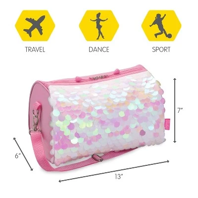 Bixbee Pop Star Duffle - Medium - Pink 2 Bixbee Pop Star Duffle - Medium - Pink - Image 2