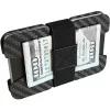 Fidelo Slim RFID Blocking Mens Wallets Credit Card Holder With 5 Colors Of Cash Bands, Original Carbon Fiber