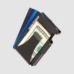 SWISSGEAR Aluminium RFID Card Holder With Money Clip - Black One Size -Professional Travel Storage Supplies Store GUEST f8951922 80c1 43f5 8023 e224d9adb369