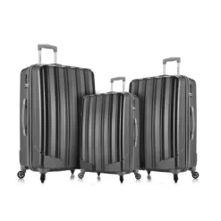 Rockland Barcelona 3pc Hardside Checked Luggage Set -Professional Travel Storage Supplies Store GUEST f8c3e9b0 5288 4066 9698 b880a2f44a99