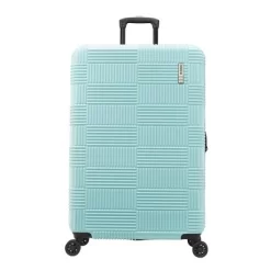 American Tourister NXT Hardside Large Checked Spinner Suitcase