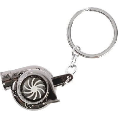 Zodaca 6 Pack Car Auto Parts Metal Keychain, Turbo, Manual Gearbox, Tire Rim, Spring Shock Absorber, Brake Rotor, 6 Assortment 2 Zodaca 6 Pack Car Auto Parts Metal Keychain, Turbo, Manual Gearbox, Tire Rim, Spring Shock Absorber, Brake Rotor, 6 Assortment - Image 2