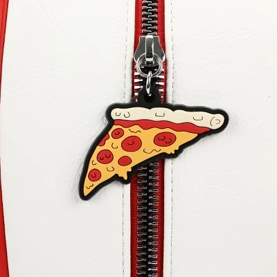 Teenage Mutant Ninja Turtles TMNT Classic Retro Cartoon Turtles Pizza Women's White Mini Backpack 5 Teenage Mutant Ninja Turtles TMNT Classic Retro Cartoon Turtles Pizza Women's White Mini Backpack - Image 5