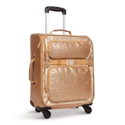 Sparkalicious Gold Young Traveler Luggage - Gold 1 Sparkalicious Gold Young Traveler Luggage - Gold